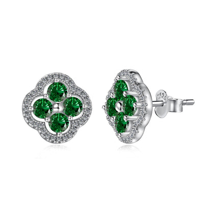 [Vivid Aurora]Four-Leaf Clover Exquisite Earrings